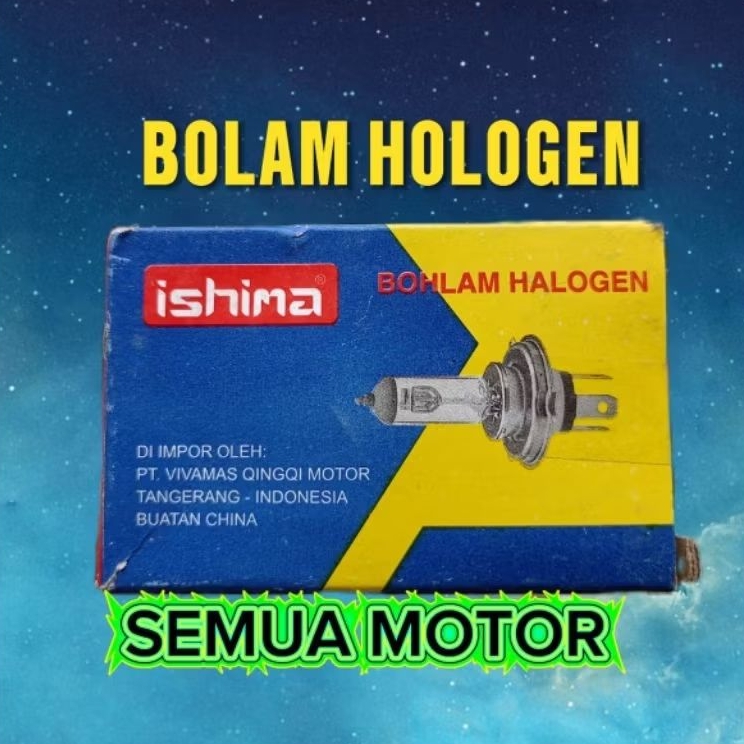 ISHIMA LAMPU HALOGEN MOTOR VIXION