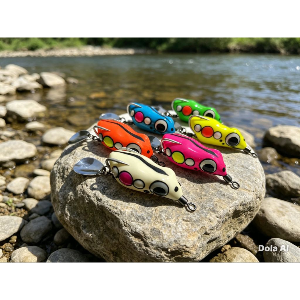 Soft frog lure killer 3,5cm umpan casting gabus bisa cod