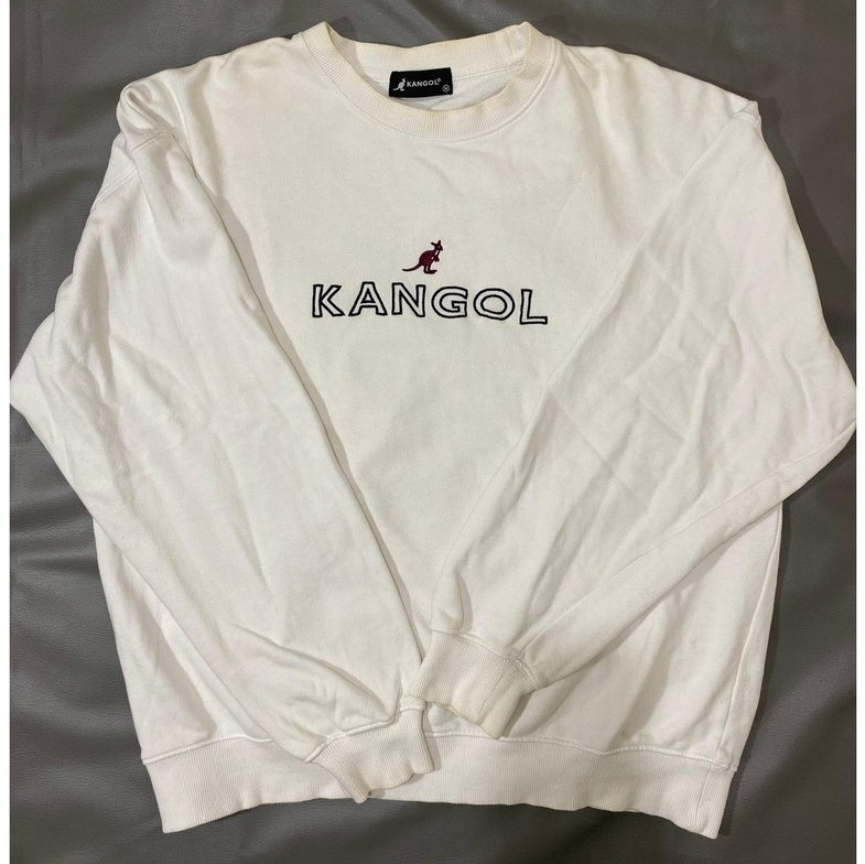 crewneck kangol white second