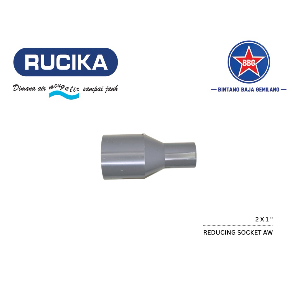 Reducer Socket / Vlok Sok AW 2” x 1” | Reducer PVC AW | Sambungan Pipa PVC