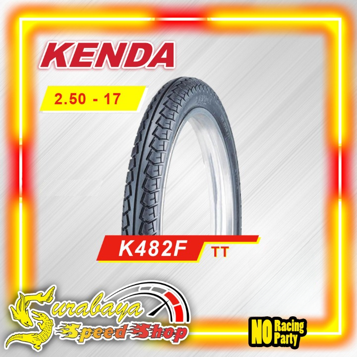 Kenda Ban Luar Motor Tipe K482F TubeType Ukuran 2.50 Ring 17 Original KENDA
