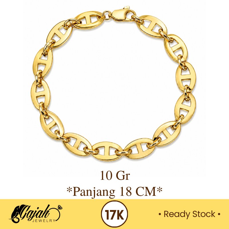Gelang Emas 17K - 10 Gram S8716
