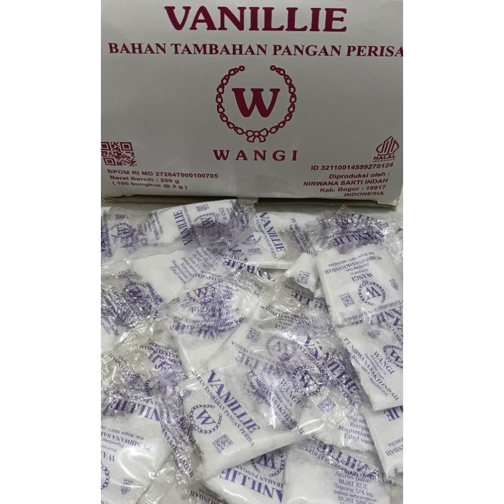 Vanillie Crystal Spesial sachet Top Quality
