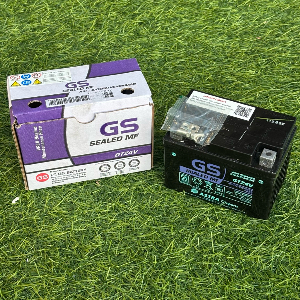 AKI GS ASTRA SEALED MF KERING GTZ-4V 12V 3Ah BEAT/BEAT-FI/SCOOPY