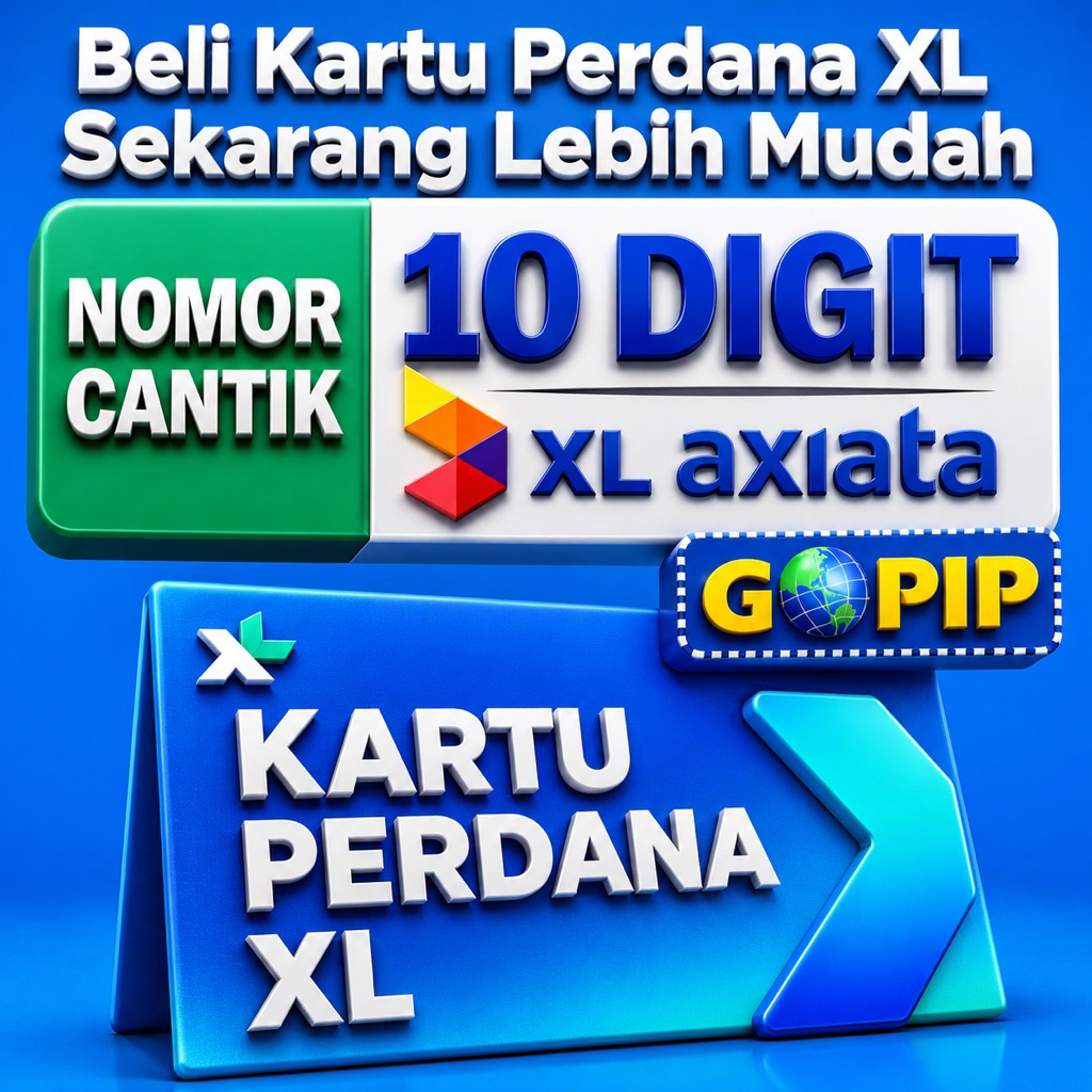 Nomor Cantik XL 10 Digit Murah + Bonus 3GB Prabayar