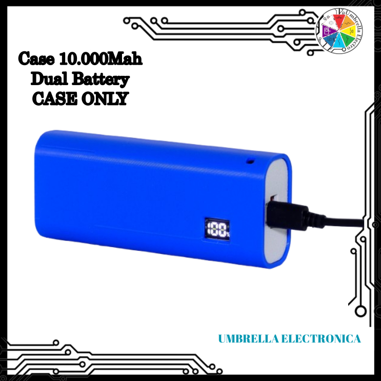 Power Bank 21700 10.000Mah Enclosure CASE ONLY Baterai 21700 DIY Powerbank 3d printed case
