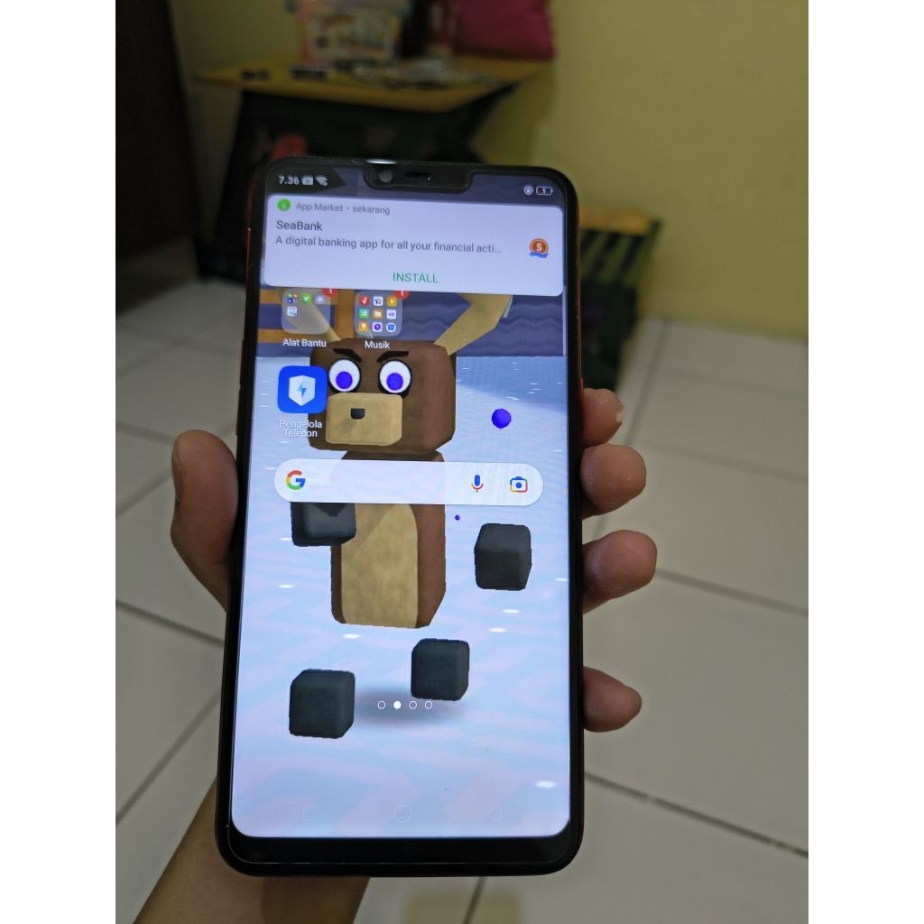 hp oppo a3s second ram 2/16 hp only