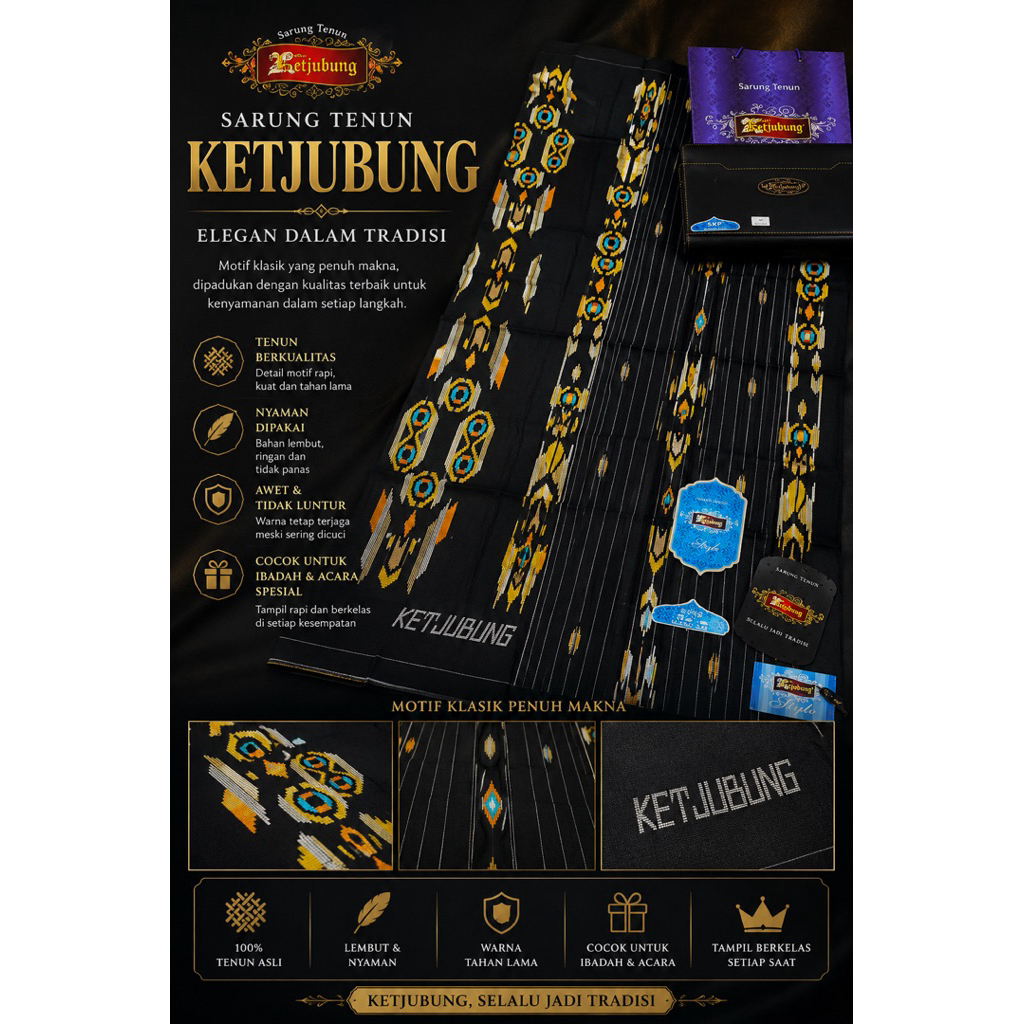 SARUNG KETJUBUNG SCP/SGW GOLD