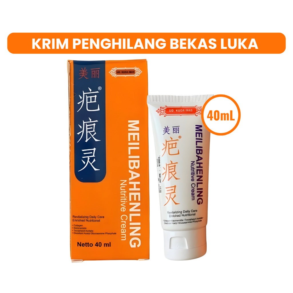 Meilibahenling Cream Merawat dan Memudarkan Penghilang Bekas Luka Koreng Bopeng Keloid Strecht Mark 