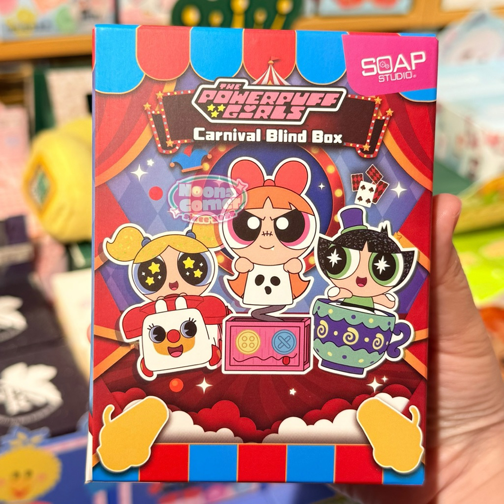 Soap Studio x PPG ‼️ Blind Box The Powerpuff Girls Carnival Figure Ornament Collection (1 Pcs Random