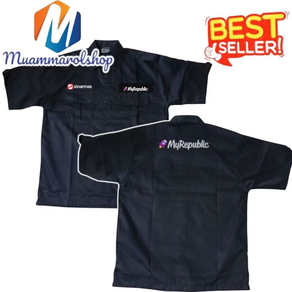kemeja MyRepublic sinarmas kemeja teknisi MyRepublic