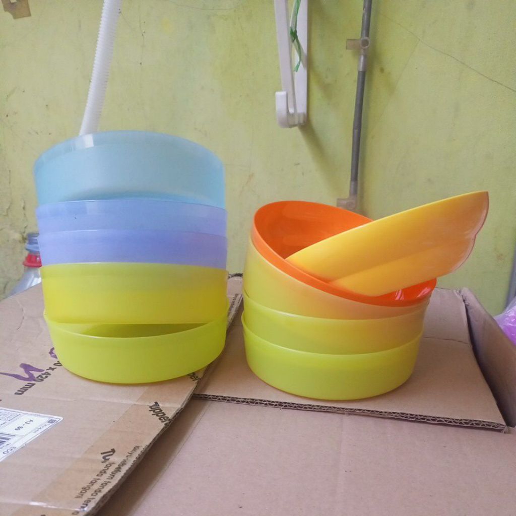 BARU mangkok bulat tupperware bowl 500ml tanpa tutup