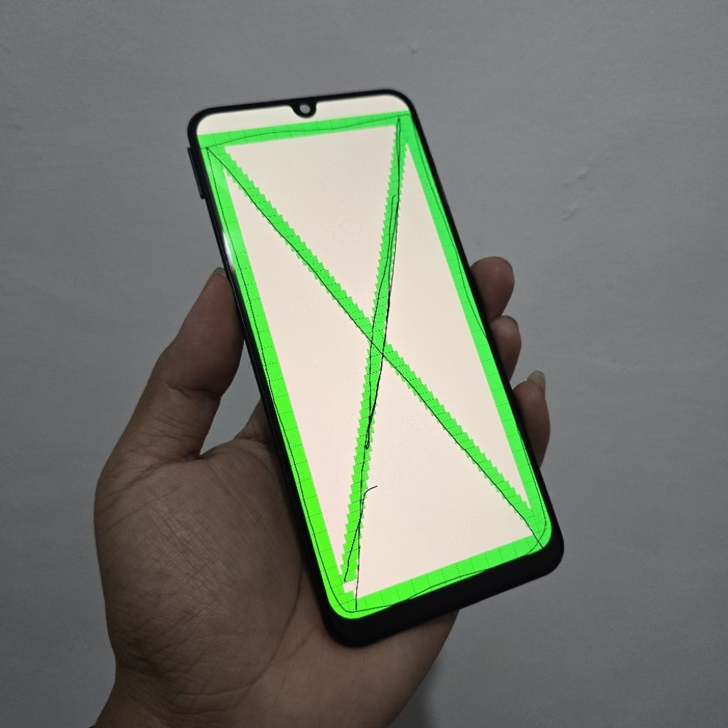 lcd samsung a50 ori copotan + finger