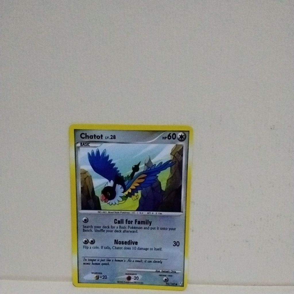 Paket Kartu Pokemon Chatot Lv 28