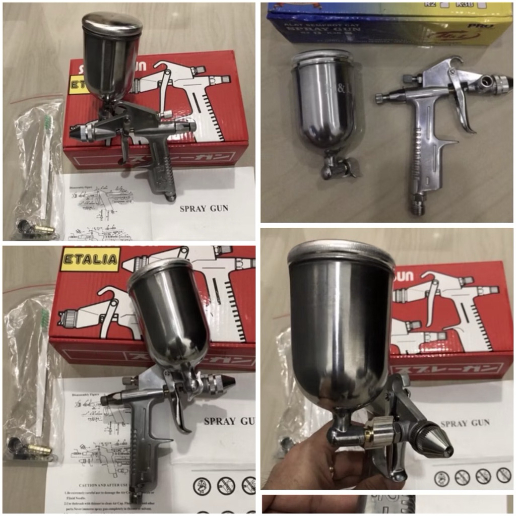 K3 SUNFLEX Spray gun cat  tabung atas kecil 200cc semprot cat air spray gun spraygun paint sprayer a