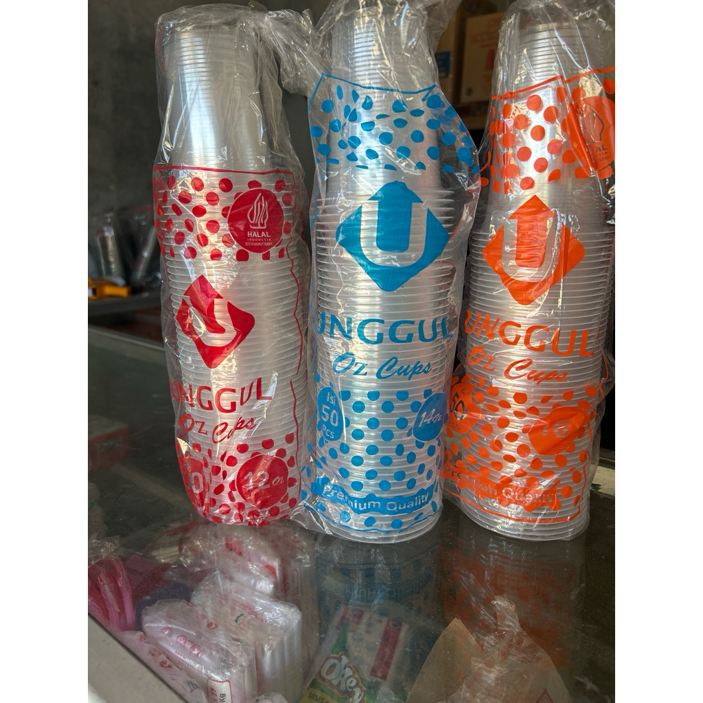 cup unggul 12oz 14oz 16oz 10oz