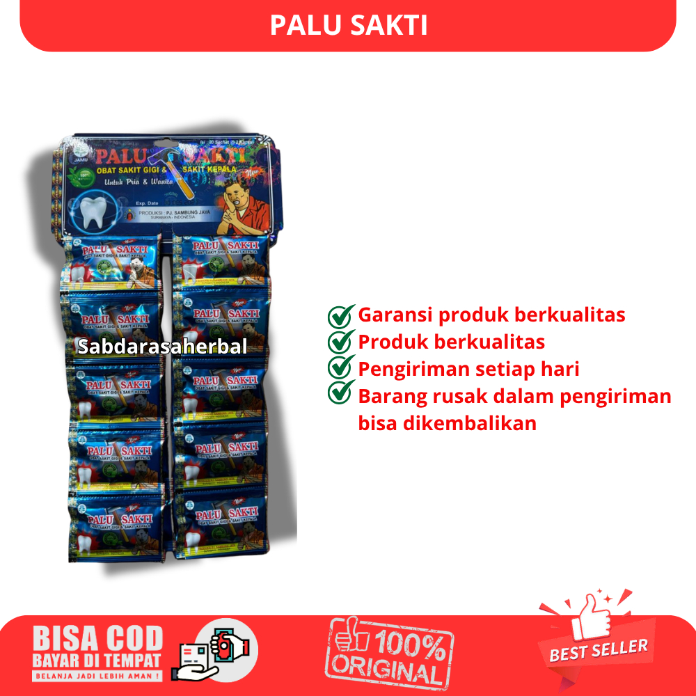 Palu Sakti Original Kapsul Sakit Gigi