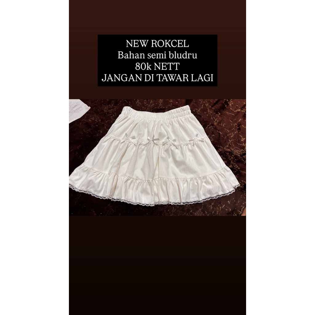 NEW Rokcel kekinian/ rokcel lucu/ rokcel putih/ rokcel premium