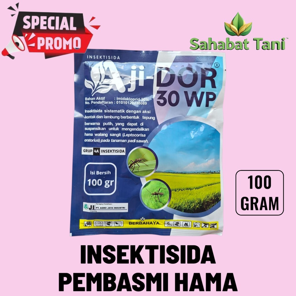 Ajidor 30wp 100gr Insektisida Untuk Hama Padi Sawah