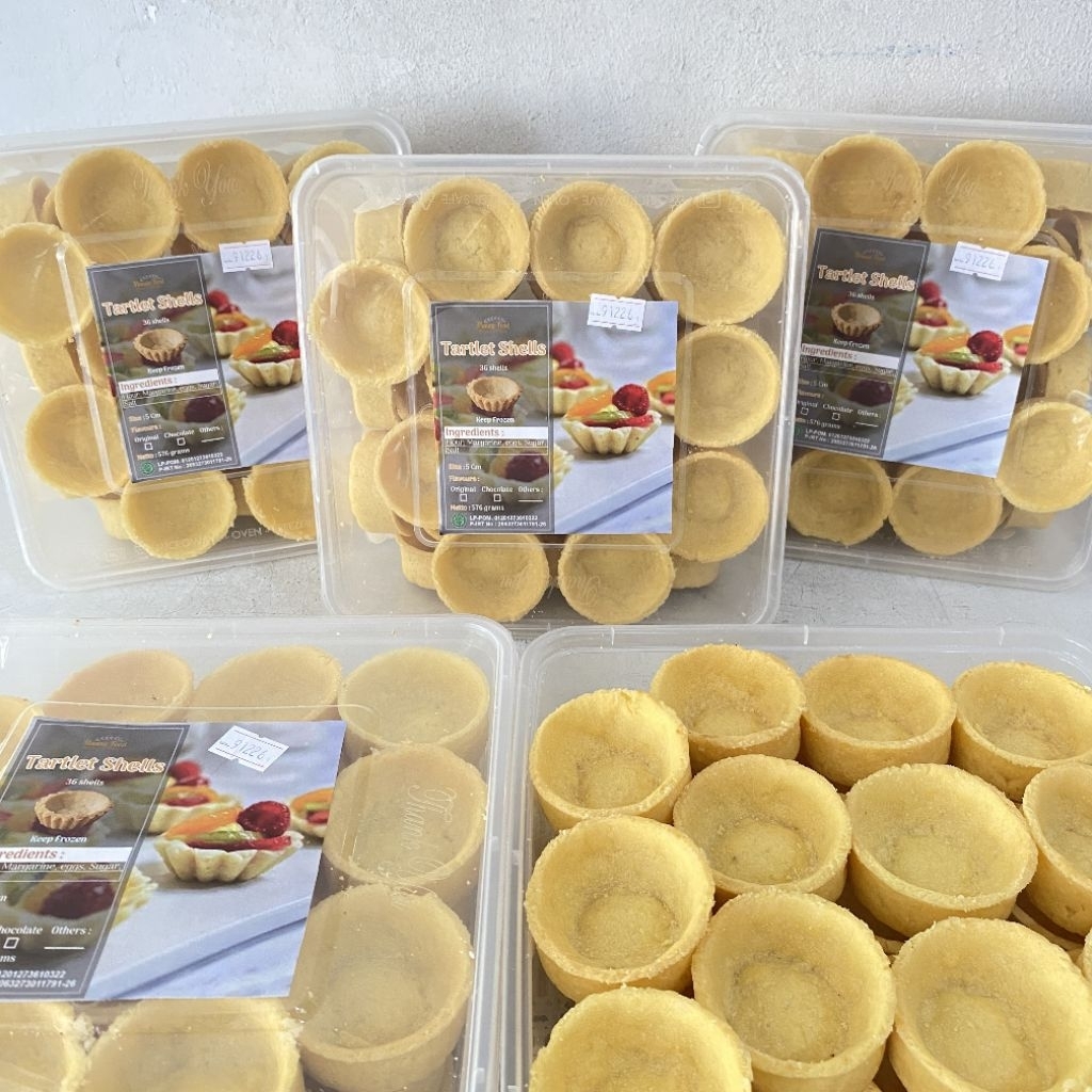 Manna Food Mini Tartlet sweet BULAT 1 box isi 36 pcs | kulit pie manna food