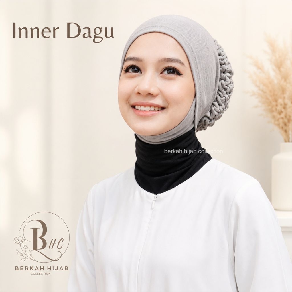 Inner Turki Dagu Ciput Dagu Dalaman Jilbab Bahan Jersey Adem