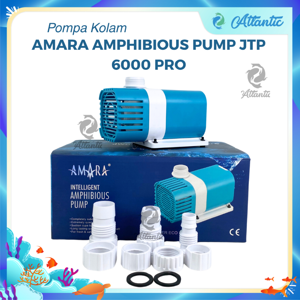 Pompa Celup Kolam Aquarium AMARA JTP 6000 PRO 40W Debit 6000L/H Head 5 Meter