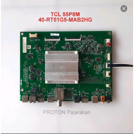 Mainboard LED TV TCL 55P8M Mesin Matherboard 40-RT51G5-MAB2HG RT51G RT2851 PCB Mobo LCD 55C715 50P71