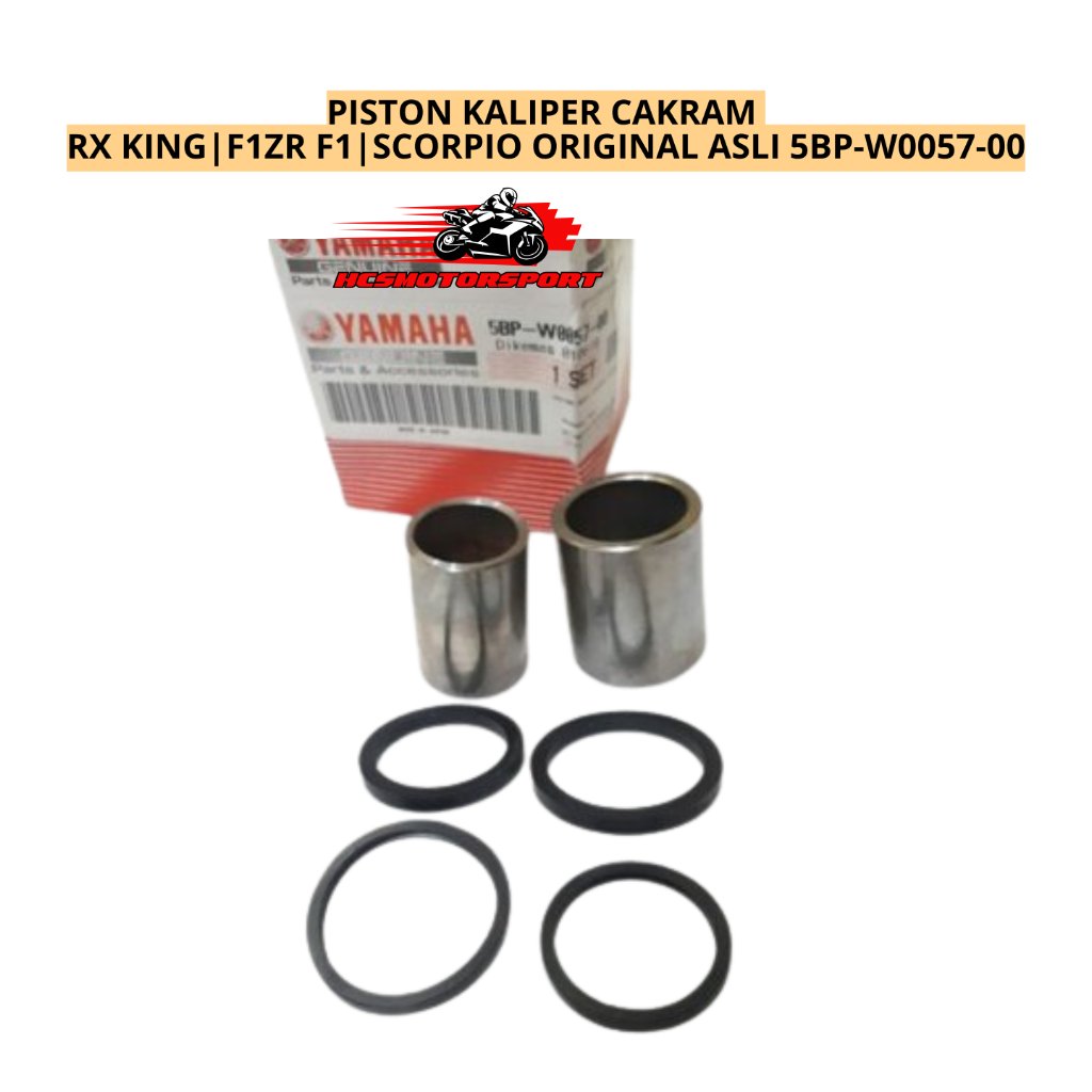 PISTON KALIPER CAKRAM RX KING F1ZR F1 SCORPIO ORIGINAL ASLI 5BP-W0057-00