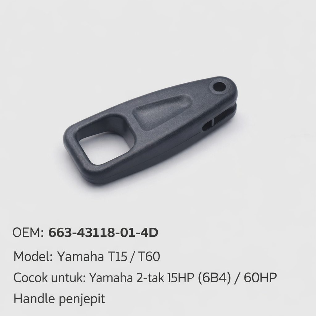 Handle Transom Clamp 663-43118-01-4D Yamaha Mesin Tempel Outboard