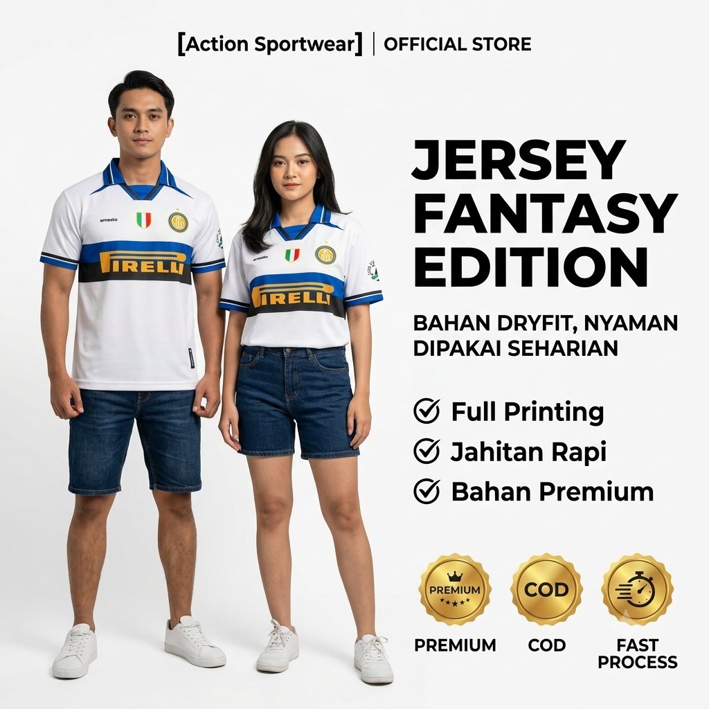 JERSEY INTER MILAN RETRO JERSEY VINTAGE FANTASY EDITION