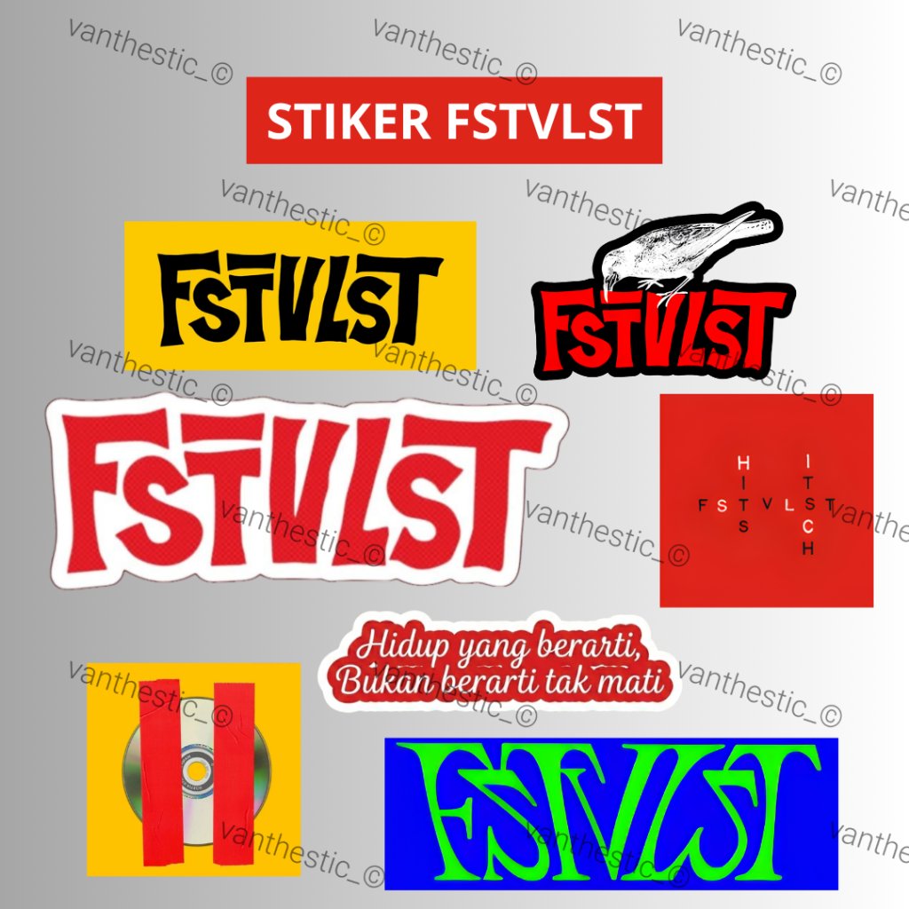 Stiker FSTVLST | FSTVLST