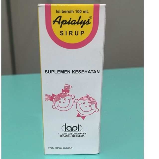 Apialys sirup Vitamin Suplemen makan 100ml