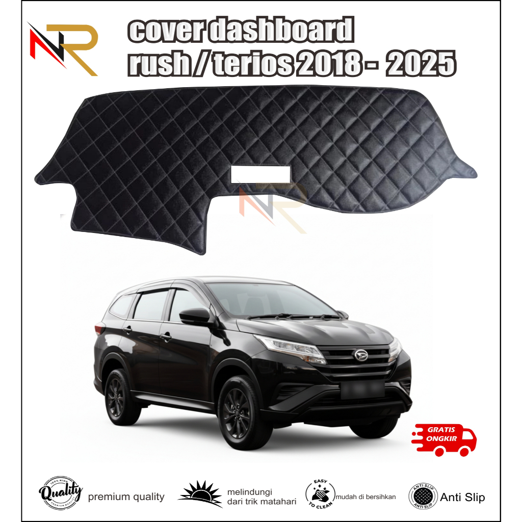 alas dashboard mobil rush terbaru terios 2018-2024GR /karpet dashboard/cover dasbor mobil