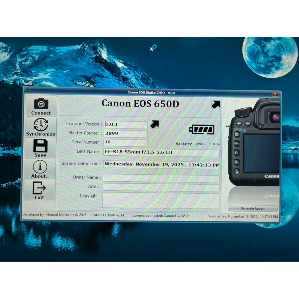 kamera canon 650d
