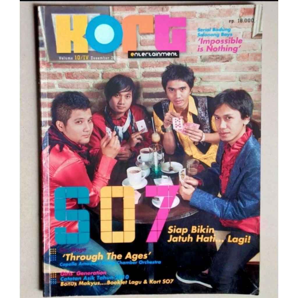 Majalah KORT Vol.10 / Desember 2010 : Cover SO7 Sheila On 7 - Laudya Chintya Bella