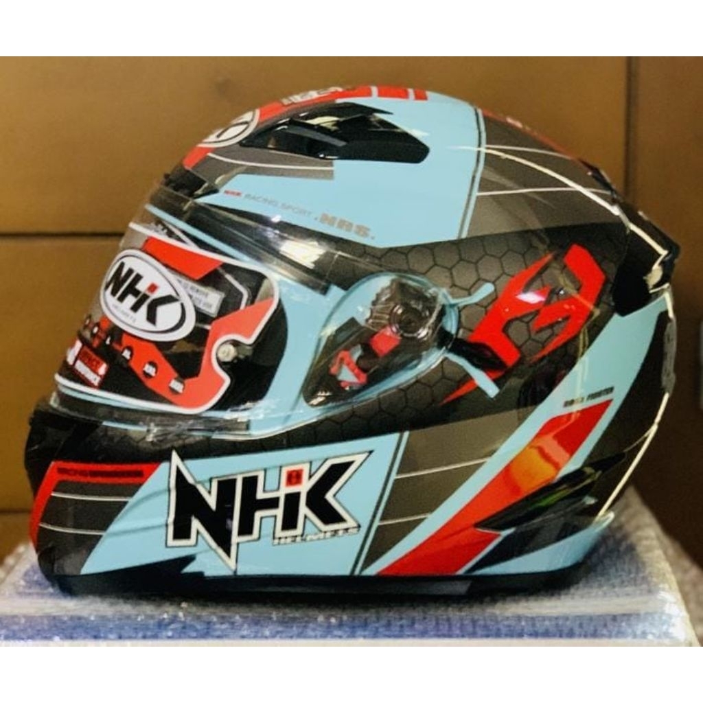 Helm Full Face NHK RX9 Navy Double visor Tosca Size S M L XL XXL