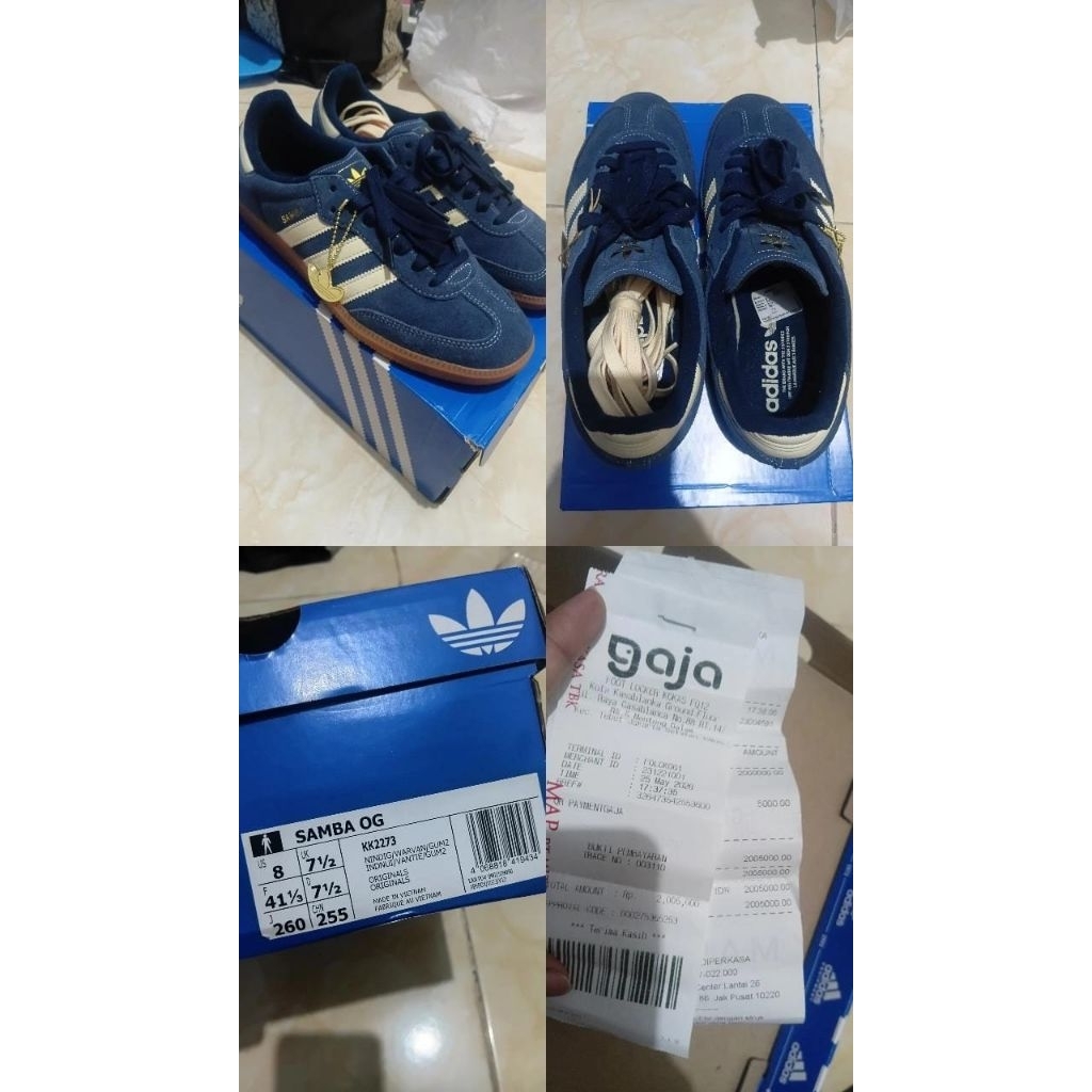 ADIDAS SAMBA DEEP BLUE