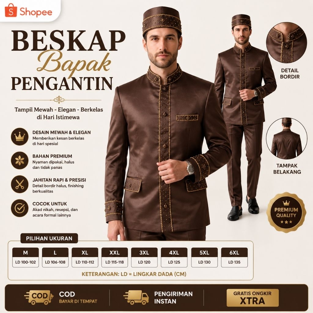 Basofi bapak pengantin / Basofi bapak besan / Basofi bapak / Basofi pengantin / Beskap bapak besan /