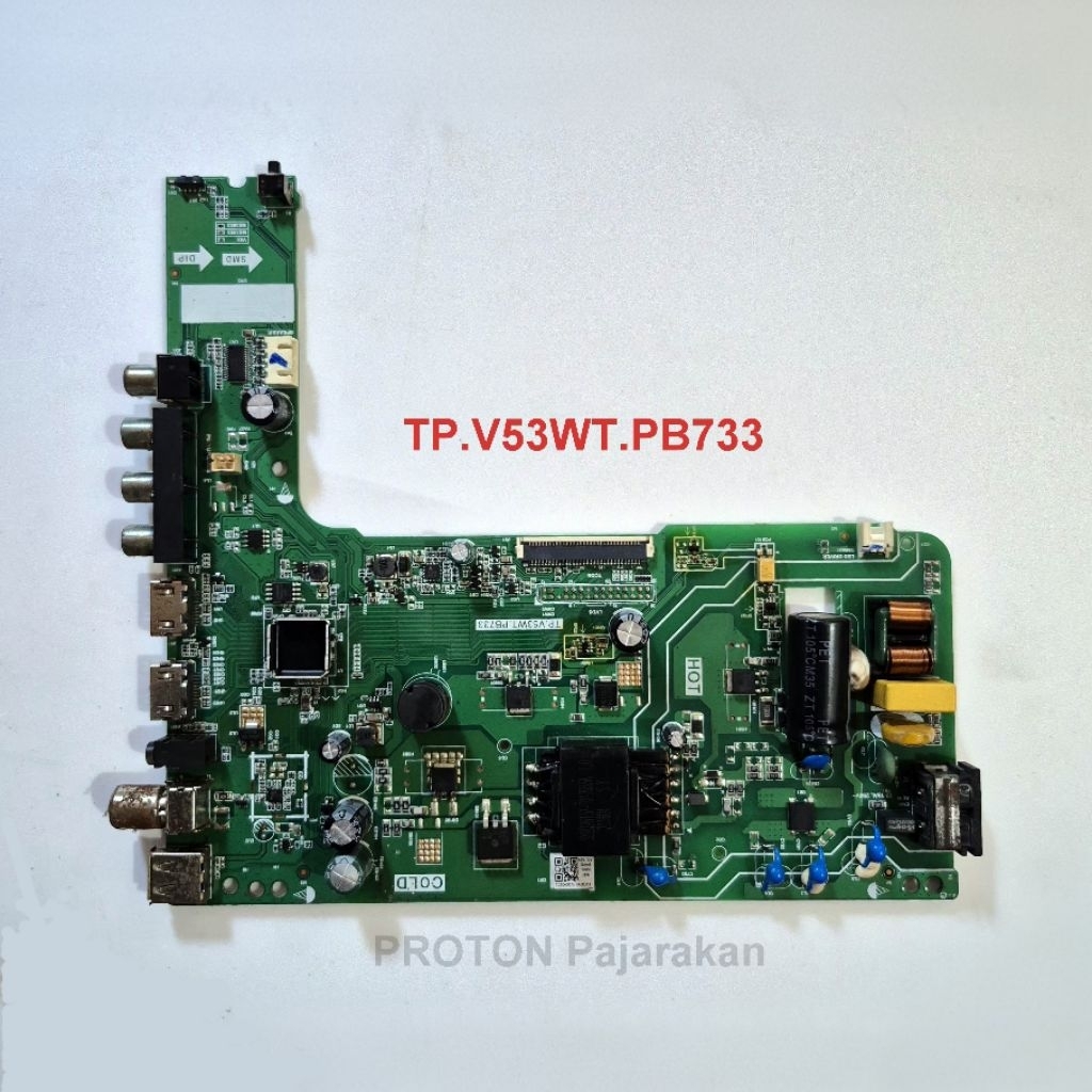 Mainboard LED TV Coocaa 32CTD2000 Matherboard LCD TP.V53WT.PB733 Modul MB Daewoo 32DA230HN Skyworth 