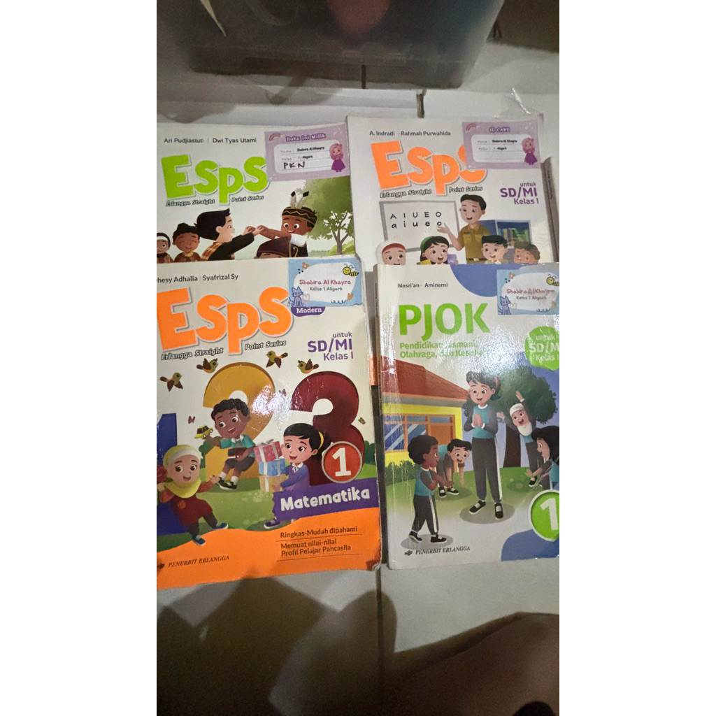 ESPS 1 untuk SD/MI Kelas 1 - Erlangga (Buku Bekas)