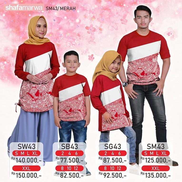 [ANAK] SHAFA MARWA KAOS KEMERDEKAAN