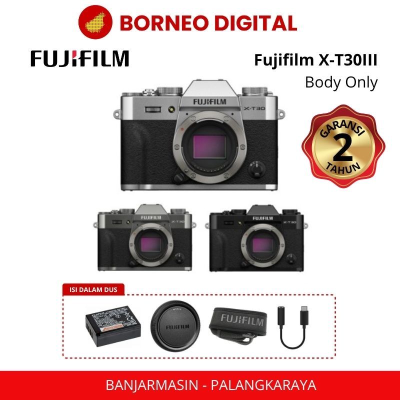 Fujifilm XT30 III Mirrorless Camera Fuji X-T30 III XT30 Mark III Garansi Resmi