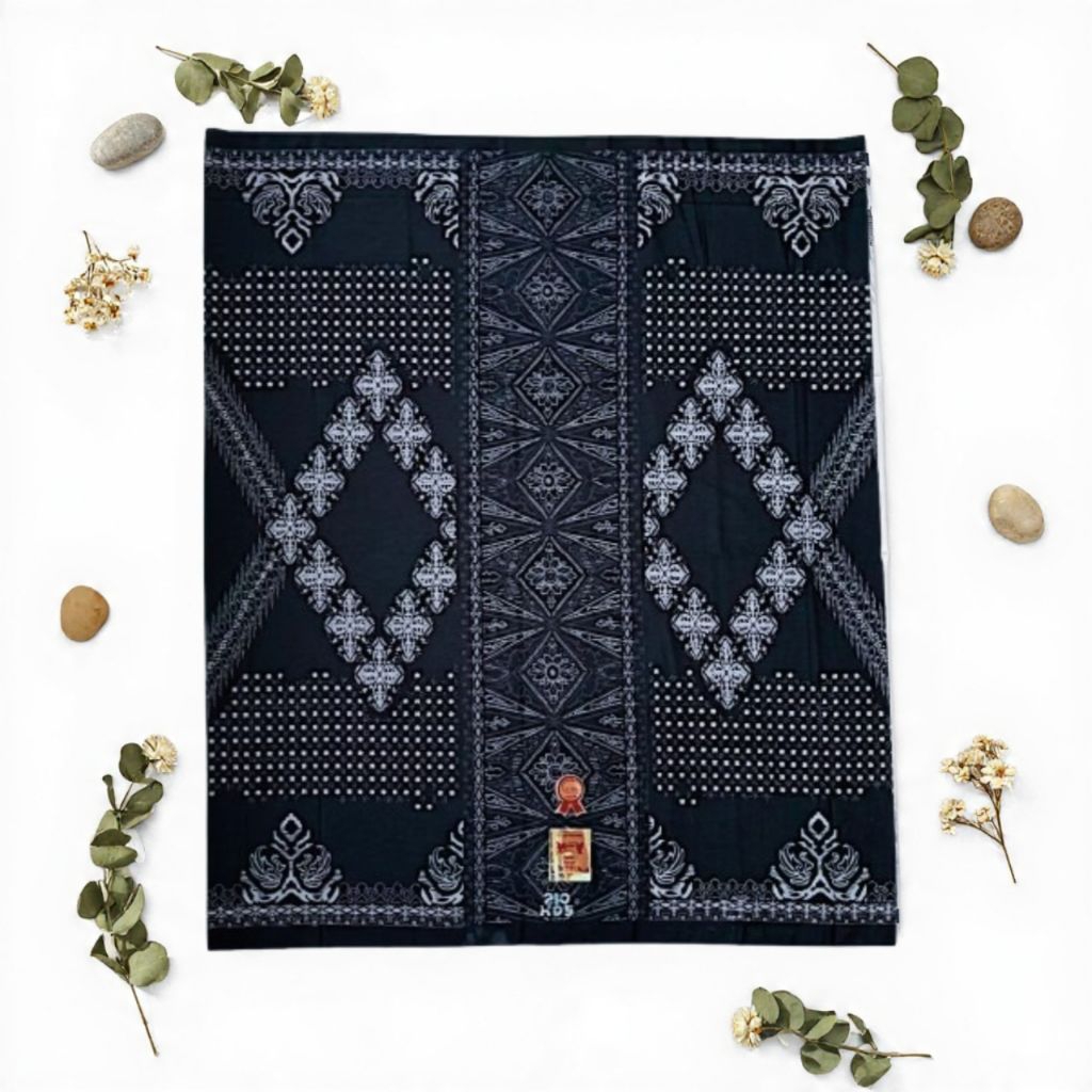 SARUNG SAMARINDA HDS DEWASA ORIGINAL 100% POLOS HITAM