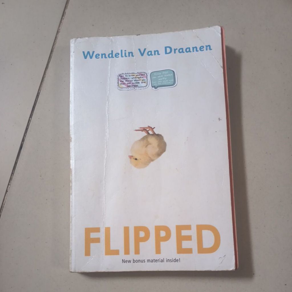 novel preloved original bahasa Inggris FLIPPED wendelin van draanen