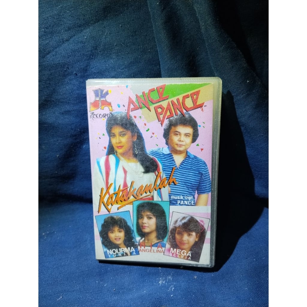 kaset pita original ance & pance katakanlah. feat nourma yunita, ria angelina, & mega selvia. MULUS