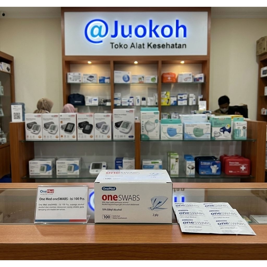 Alcohol swabs alkohol swab steril kapas alkohol OneMed Tissue Alkohol One Med One Baymed