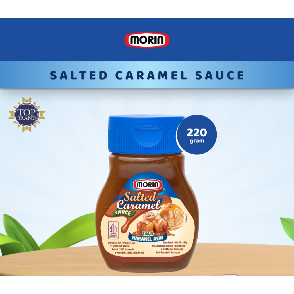 Morin Salted Caramel 220g (Morin Saus Caramel Asin )