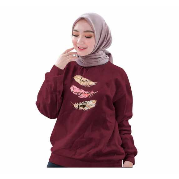 COLLECTION AQILLA - BAJU 3JAFF KAOS ATASAN LENGAN PANJANG WANITA TERBARU