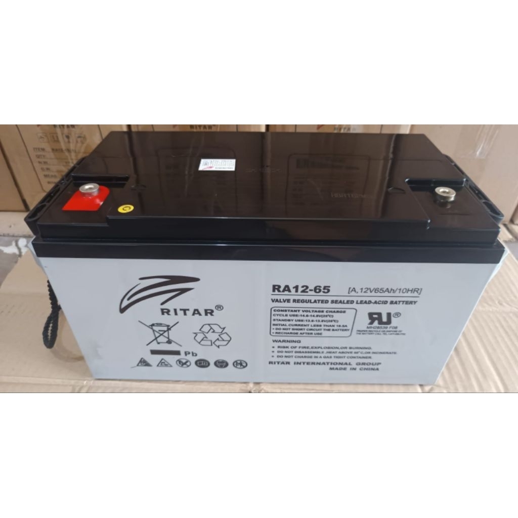 ritar vrla ) 12-65 (12 volt 65 ah )
