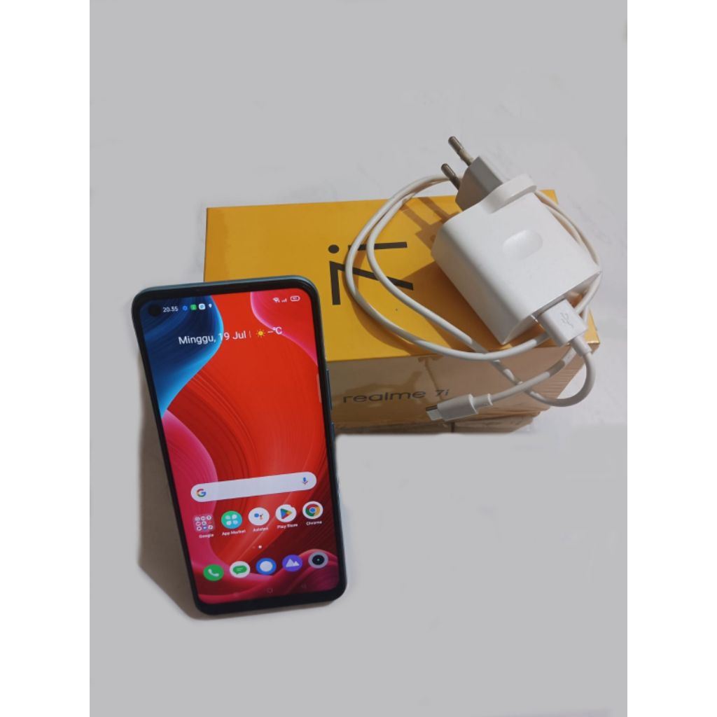 REALME 7i RAM 8GB INTERNAL 128GB SECOND ORIGINAL Seperti Baru.